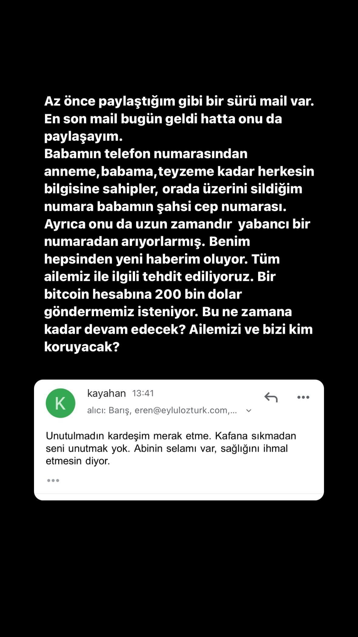 Mal varlıklarına el konulmuştu! Eylül Öztürk tehdit edildiğini açıkladı! ''200 bin dolar göndermemizi istiyorlar'' - Sayfa 8