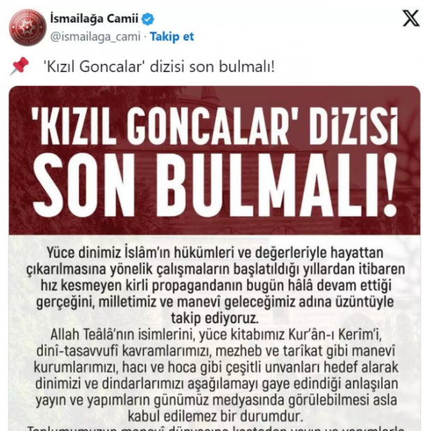Kızıl Goncalar dizisi kıyameti kopardı, İsmailağa Cemaati harekete geçti! Herkes o sahneyi konuşuyor... - Sayfa 7