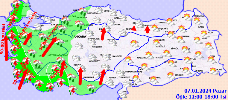 Pazar planı yapanlar dikkat: Meteoroloji'den sağanak yağış uyarısı! İstanbul için saat verildi... - Sayfa 6