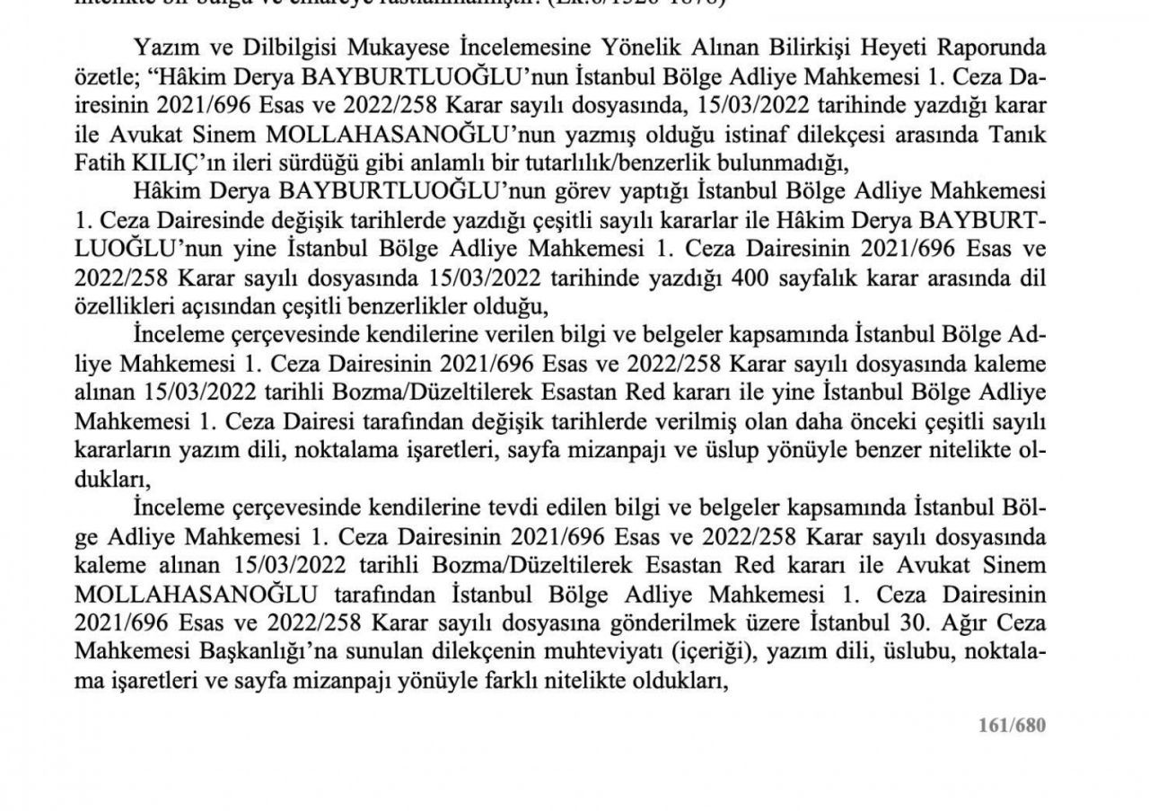 O rapor ortaya çıktı! Adnan Oktar ve örgütünü aklayan hakim ve savcılar bakın neler yapmış... - Sayfa 44