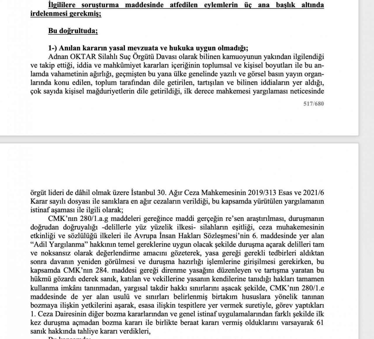 O rapor ortaya çıktı! Adnan Oktar ve örgütünü aklayan hakim ve savcılar bakın neler yapmış... - Sayfa 60