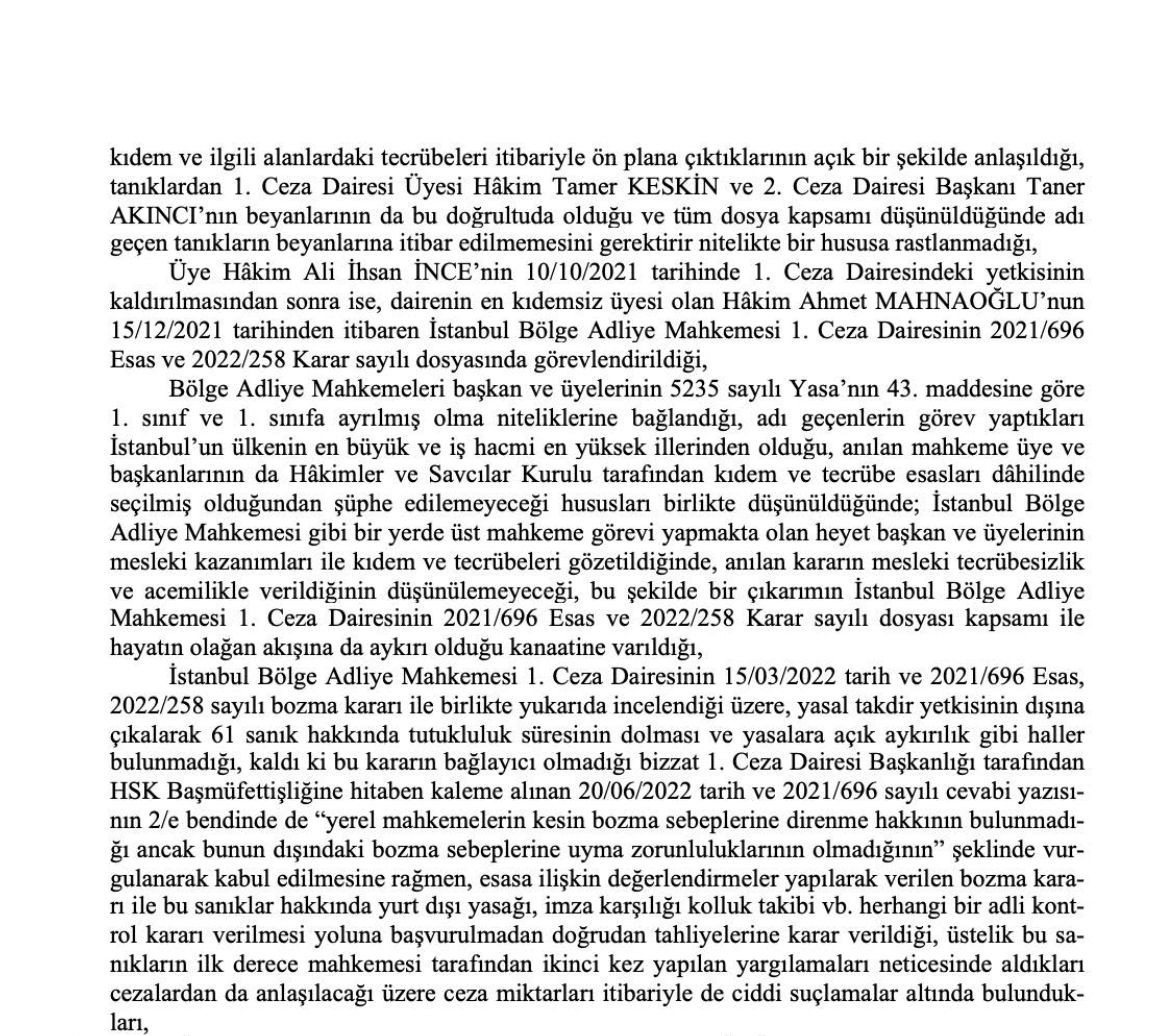 O rapor ortaya çıktı! Adnan Oktar ve örgütünü aklayan hakim ve savcılar bakın neler yapmış... - Sayfa 69