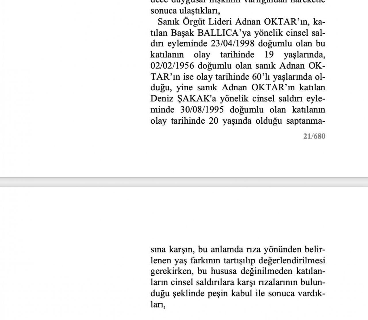 O rapor ortaya çıktı! Adnan Oktar ve örgütünü aklayan hakim ve savcılar bakın neler yapmış... - Sayfa 12