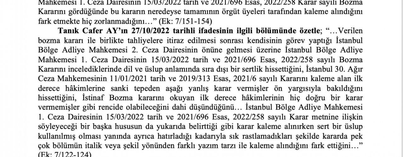 O rapor ortaya çıktı! Adnan Oktar ve örgütünü aklayan hakim ve savcılar bakın neler yapmış... - Sayfa 46