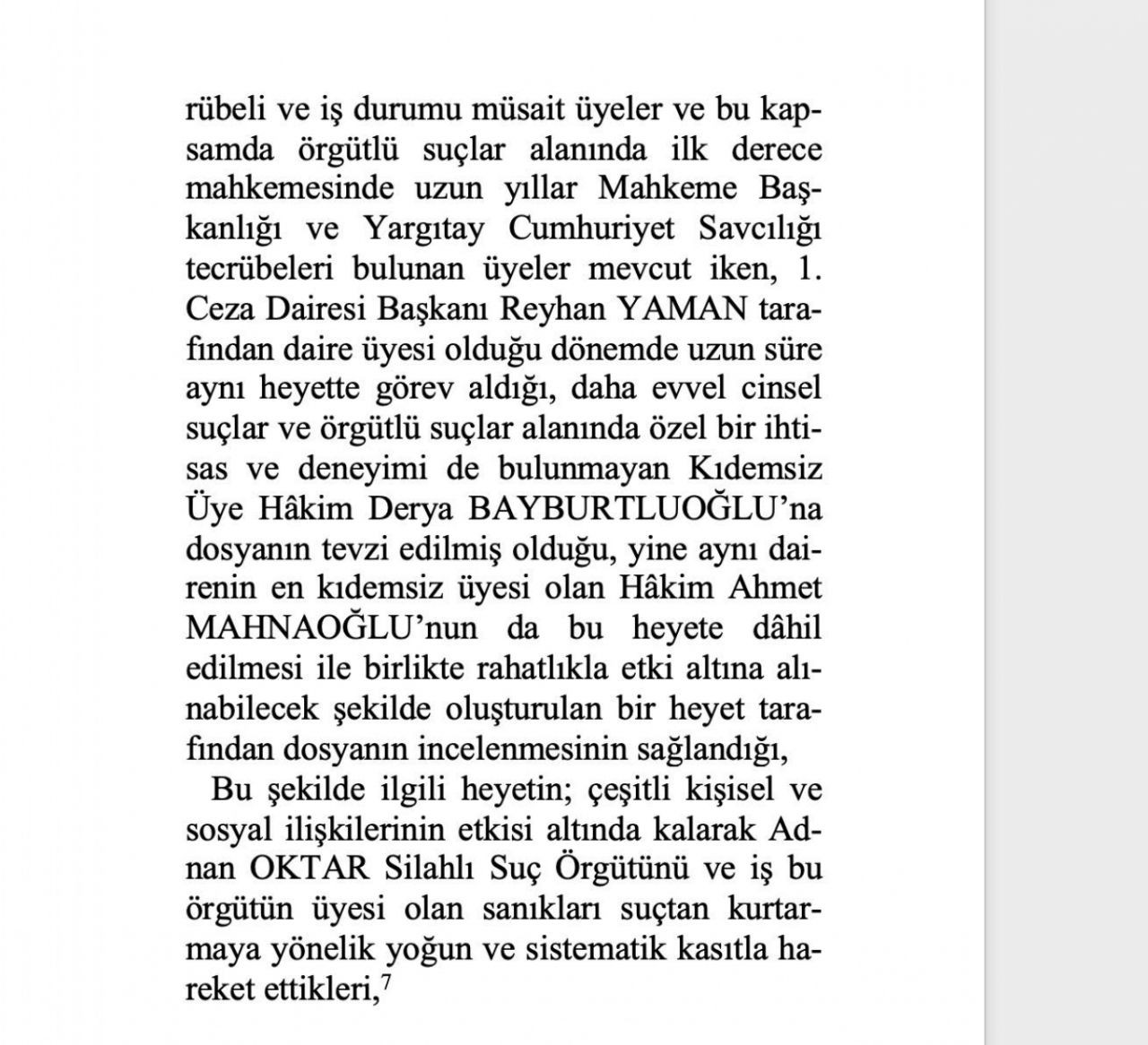 O rapor ortaya çıktı! Adnan Oktar ve örgütünü aklayan hakim ve savcılar bakın neler yapmış... - Sayfa 29