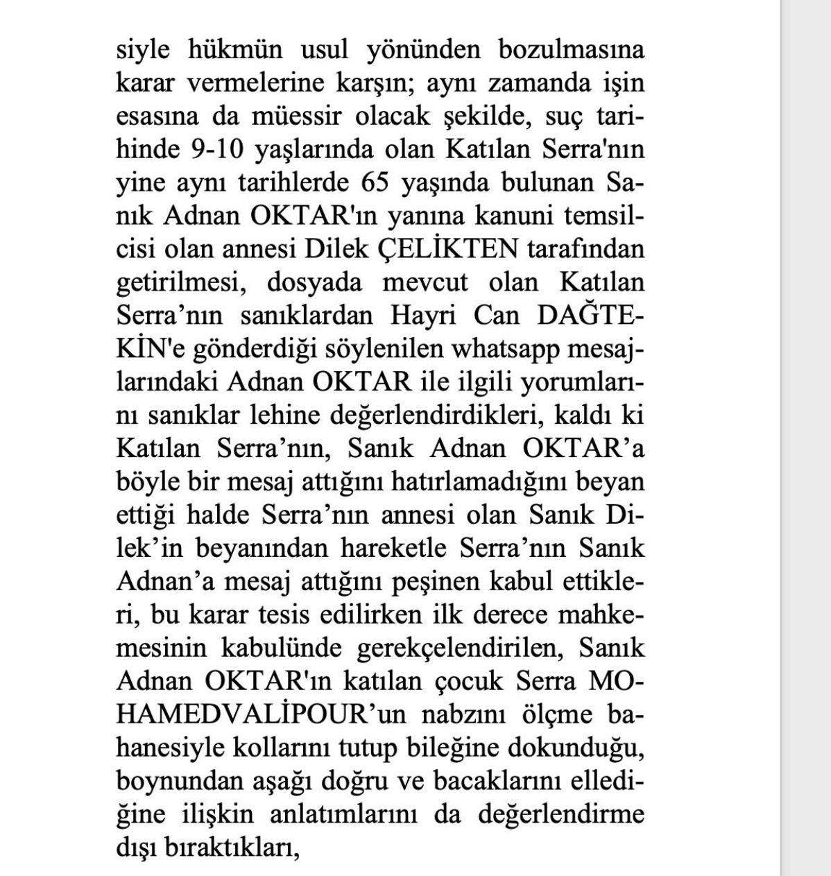 O rapor ortaya çıktı! Adnan Oktar ve örgütünü aklayan hakim ve savcılar bakın neler yapmış... - Sayfa 16