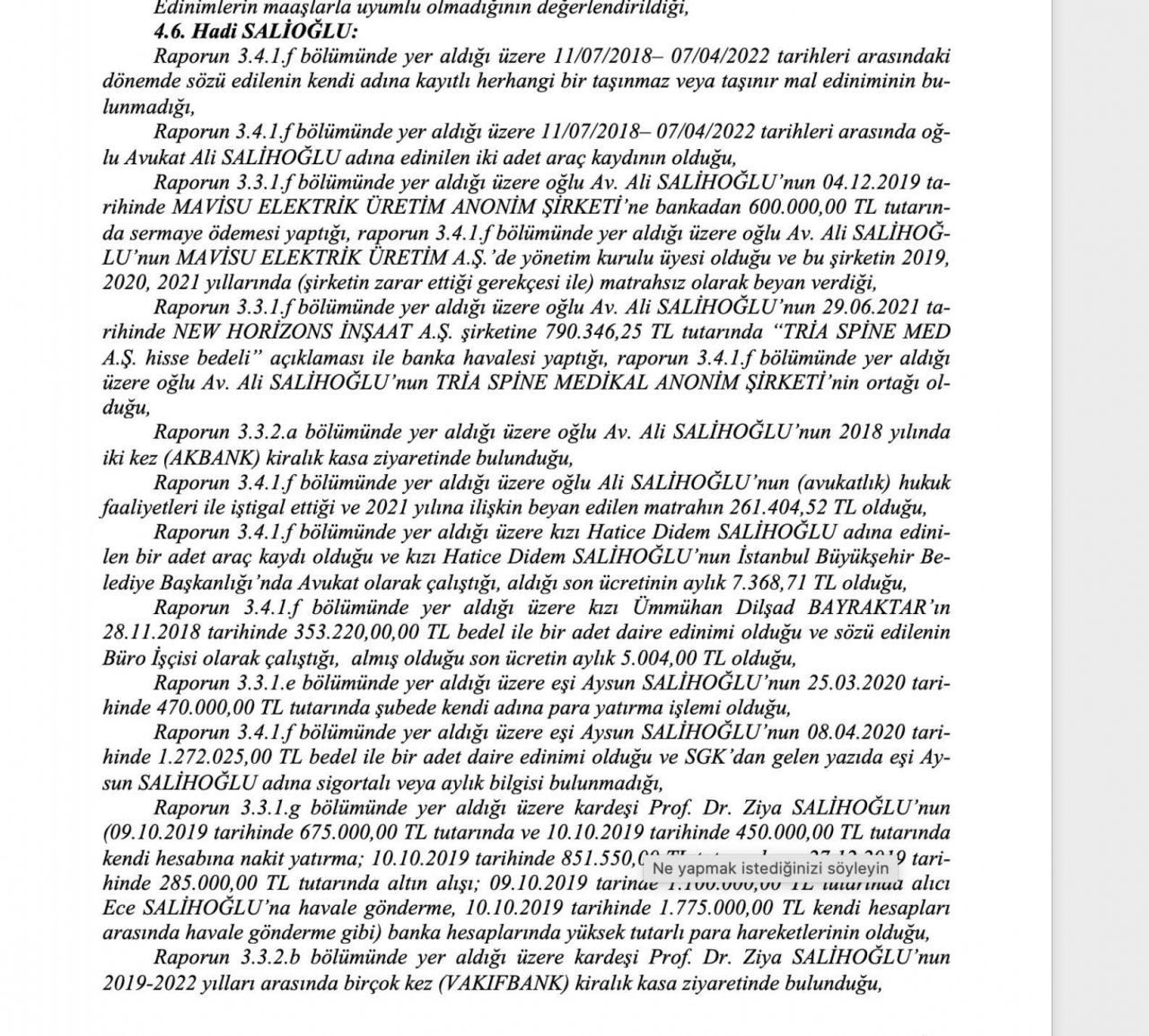 O rapor ortaya çıktı! Adnan Oktar ve örgütünü aklayan hakim ve savcılar bakın neler yapmış... - Sayfa 40