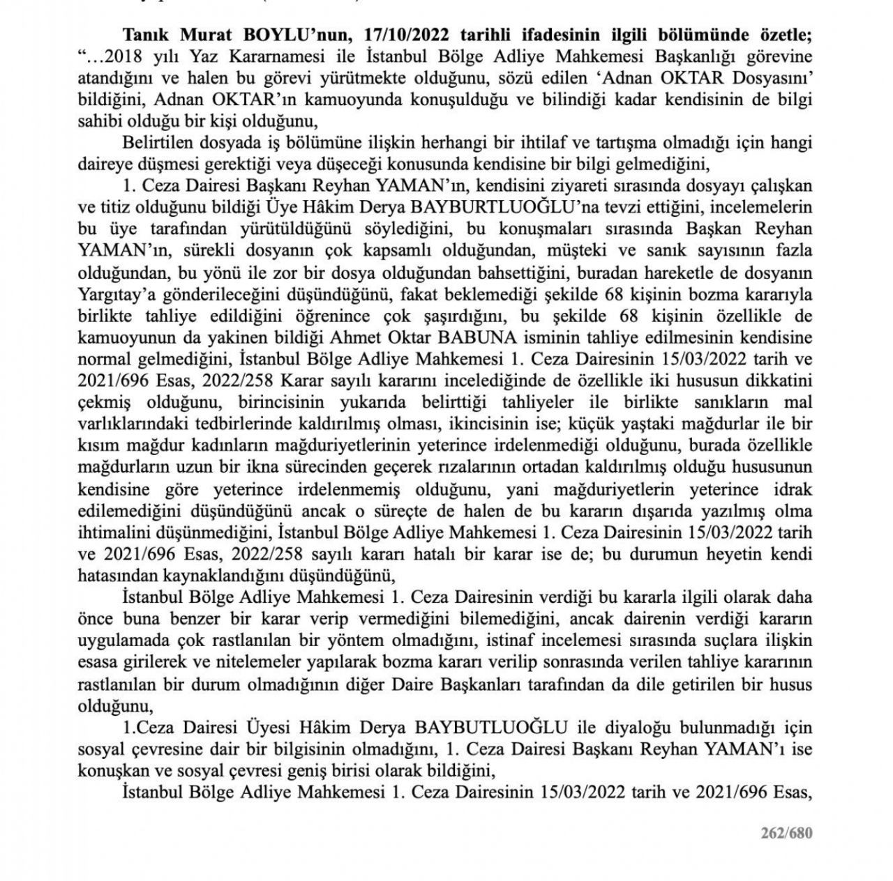 O rapor ortaya çıktı! Adnan Oktar ve örgütünü aklayan hakim ve savcılar bakın neler yapmış... - Sayfa 55