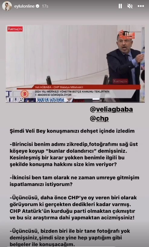 Fenoman Eylül Öztürk, Veli Ağbaba'yı topa tuttu! Yorumu engellendi: CHP kendi kalesine hiç bu kadar gol atmamıştı - Sayfa 6