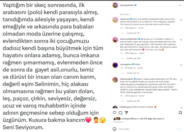 Şahan Gökbakar ile Buket Aydın arasındaki tartışma Selin Gökbakar'a sıçradı! Ünlü komedyen Buket Aydın'ın hedef aldığı eşinden özür diledi - Sayfa 8