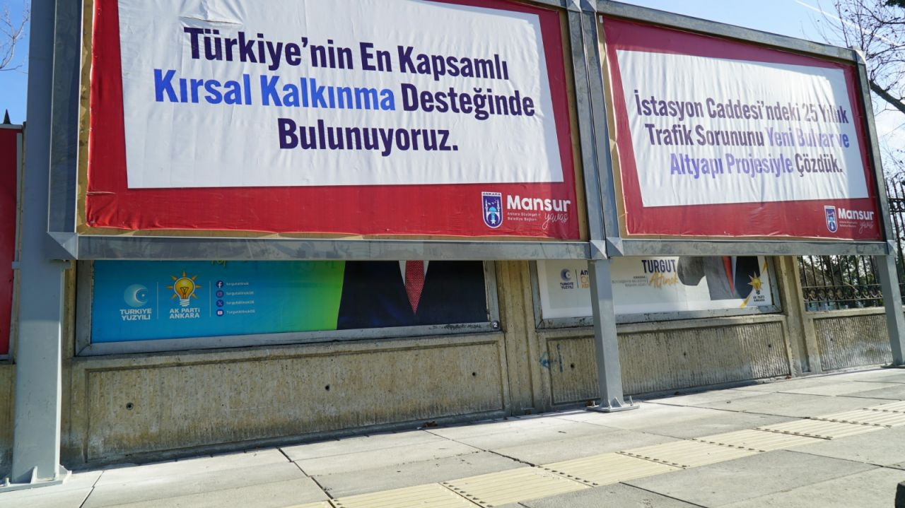 Sözde 'dürüst' seçim çalışması: Mansur Yavaş'tan Ankara'da Turgut Altınok'un pankartların engelleme! - Sayfa 9