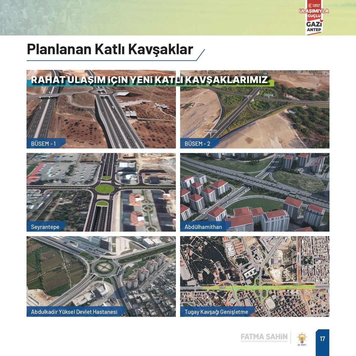 Fatma Şahin, Gaziantep'e çağ atlatacak yeni projelerle geliyor - Sayfa 16