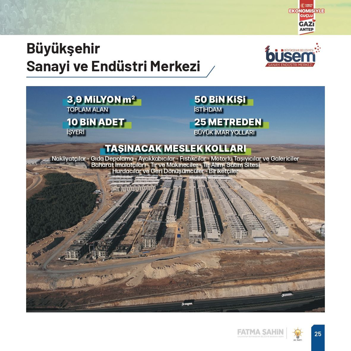 Fatma Şahin, Gaziantep'e çağ atlatacak yeni projelerle geliyor - Sayfa 15