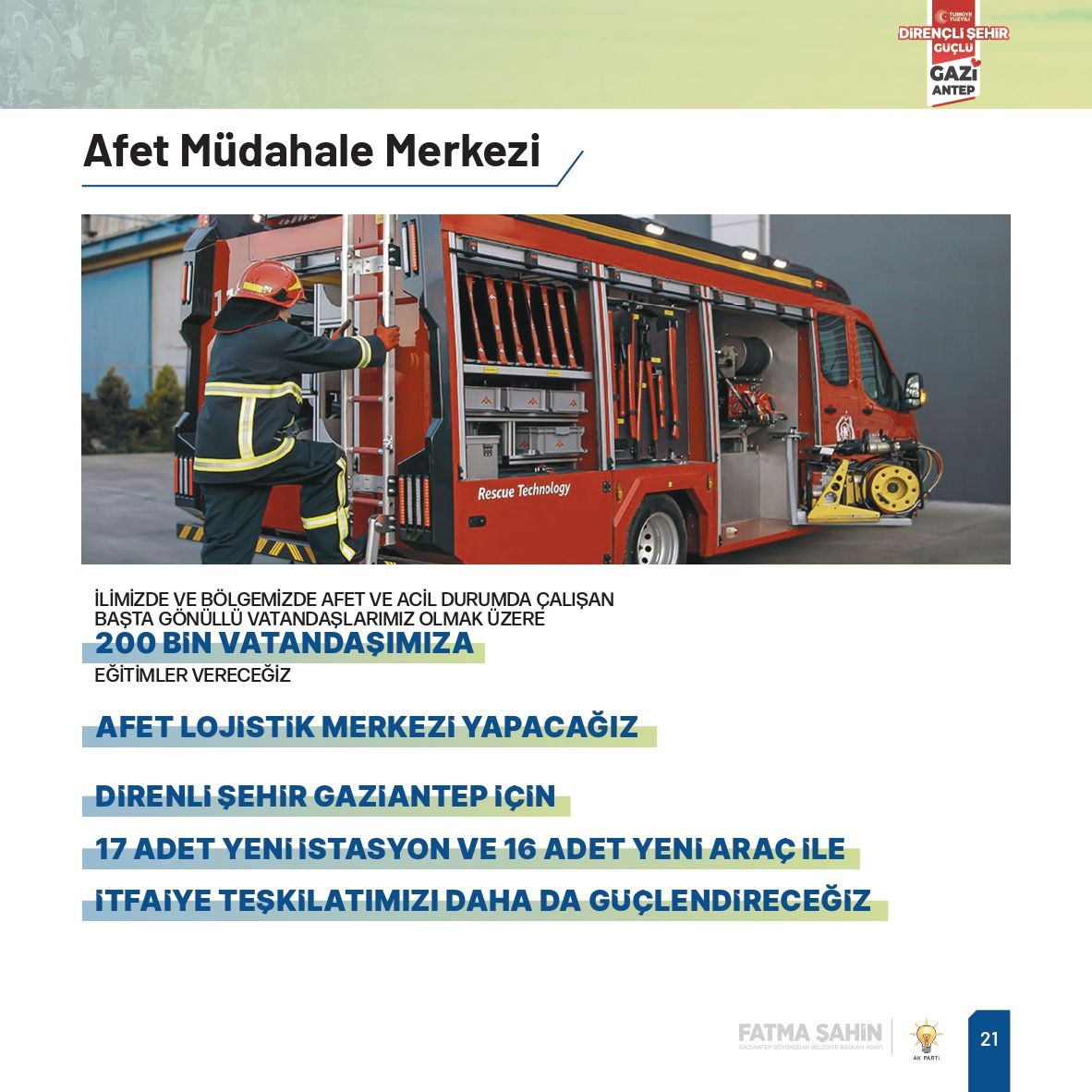 Fatma Şahin, Gaziantep'e çağ atlatacak yeni projelerle geliyor - Sayfa 38