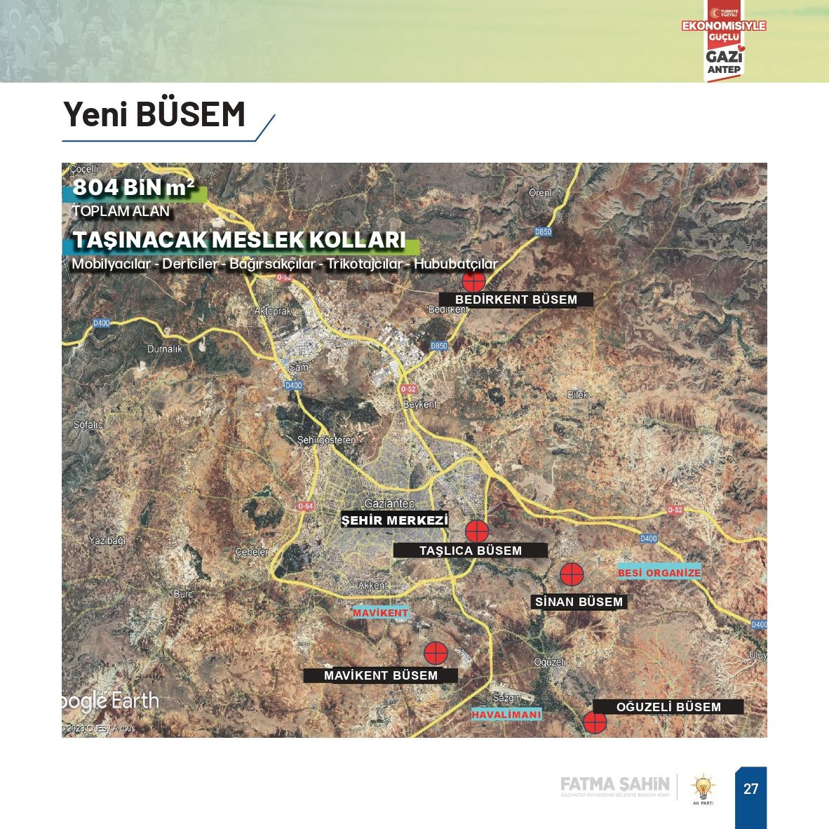 Fatma Şahin, Gaziantep'e çağ atlatacak yeni projelerle geliyor - Sayfa 24