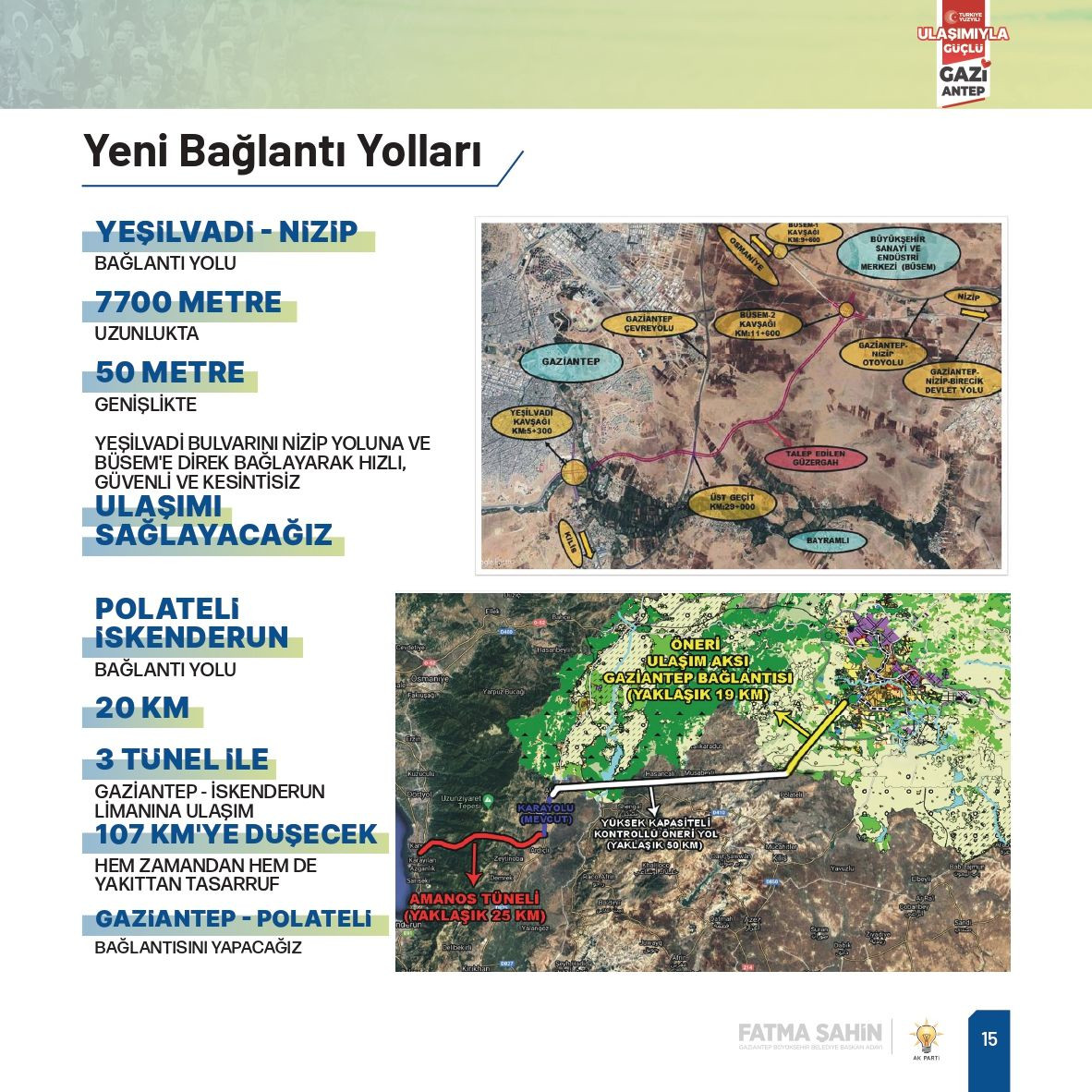 Fatma Şahin, Gaziantep'e çağ atlatacak yeni projelerle geliyor - Sayfa 12