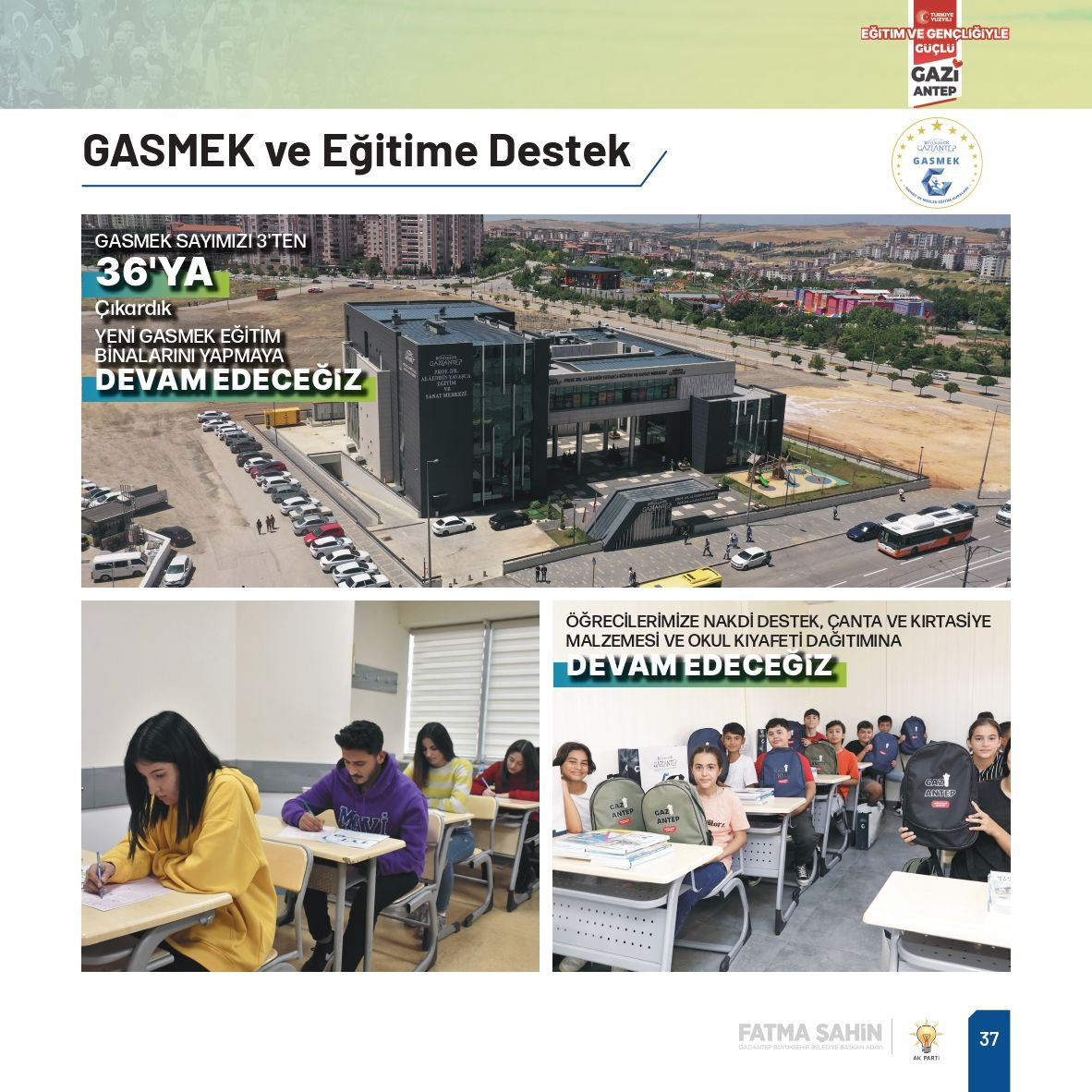 Fatma Şahin, Gaziantep'e çağ atlatacak yeni projelerle geliyor - Sayfa 59