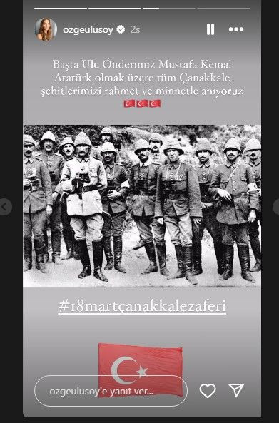Ünlülerden 18 Mart Çanakkale Deniz Zaferi'nin 109. yıl dönümünde peş peşe paylaşım! - Sayfa 6