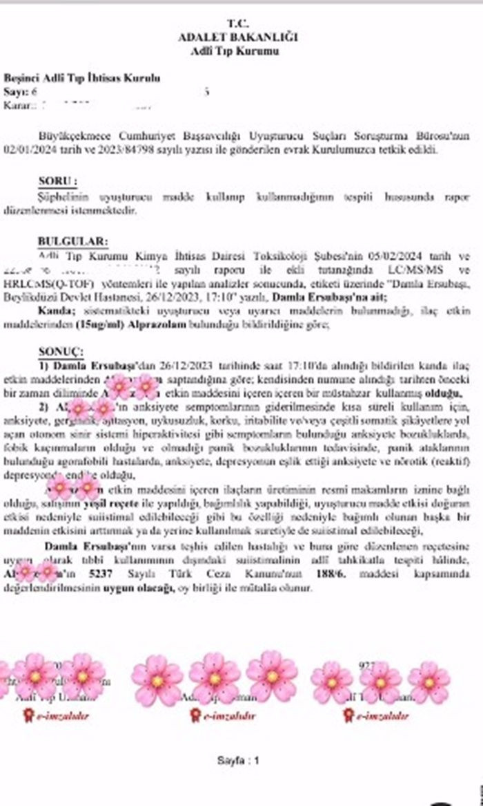 Damla Ersubaşı uyuşturucu batağında olduğunu itiraf etmişti! “Polis evimi aradı” deyip testinin sonucunu paylaştı - Sayfa 6