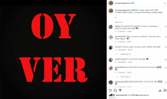 Ünlü isimlerin yerel seçim paylaşımları! - Sayfa 5