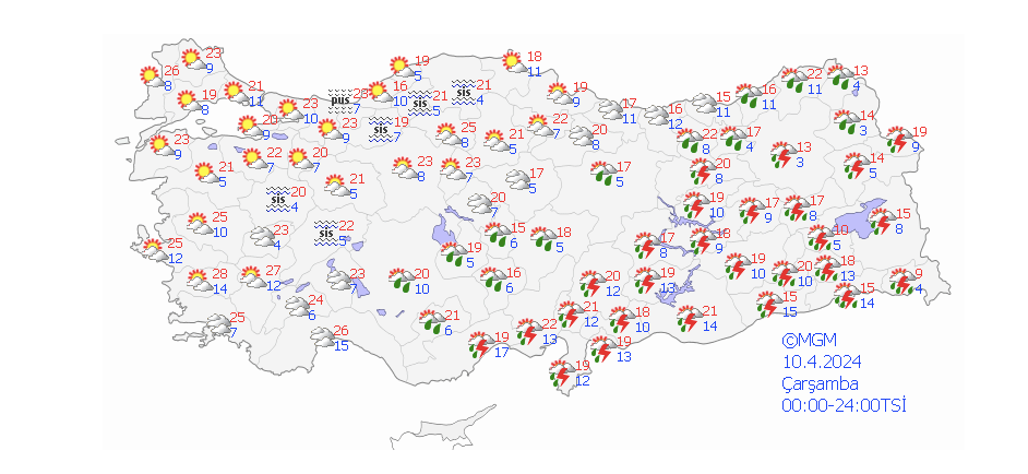 Meteoroloji'den bayram için yağış uyarısı! Bu illerde yaşayanlar dikkat! İşte 10, 11, 12 Nisan hava durumu... - Sayfa 7
