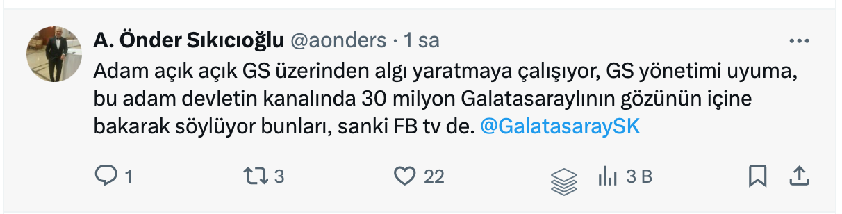 TRT Spor yorumcusundan olay yaratan yorum! “Rakip Fenerbahçe olsaydı engel olmaya çalışırlardı ama…” Sosyal medyada Galatasaraylıları isyan ettirdi - Sayfa 7
