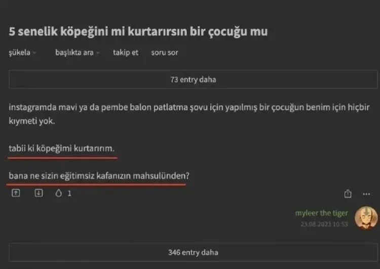 Ekşi Sözlük'te yeni skandal! Başıboş köpek sorunu üzerinden nefret kustular! "1 köpek için 1000 çocuğu öldürebilirim" - Sayfa 10