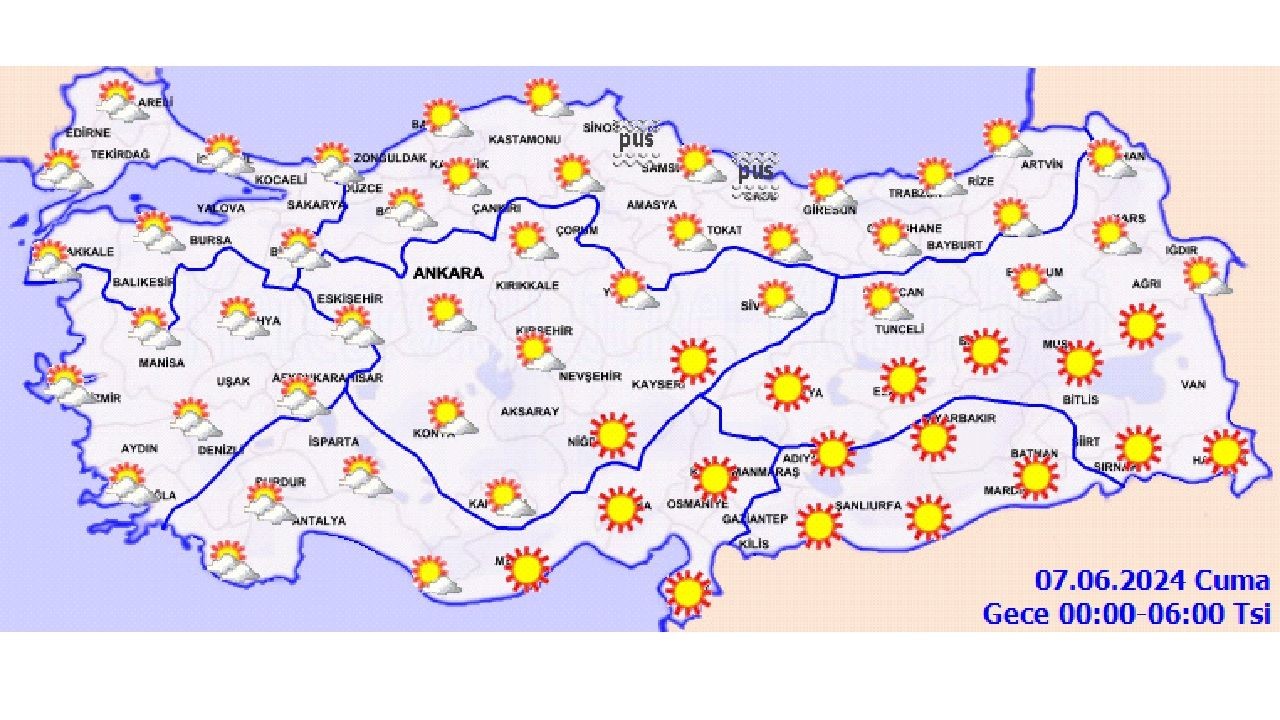 Meteoroloji 7 Haziran 2024 Türkiye geneli hava durumu tahminlerini paylaştı! İşte il il beklenen hava durumu... - Sayfa 2