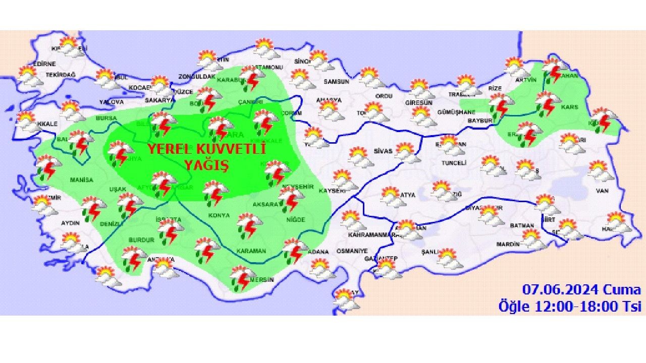 Meteoroloji 7 Haziran 2024 Türkiye geneli hava durumu tahminlerini paylaştı! İşte il il beklenen hava durumu... - Sayfa 3