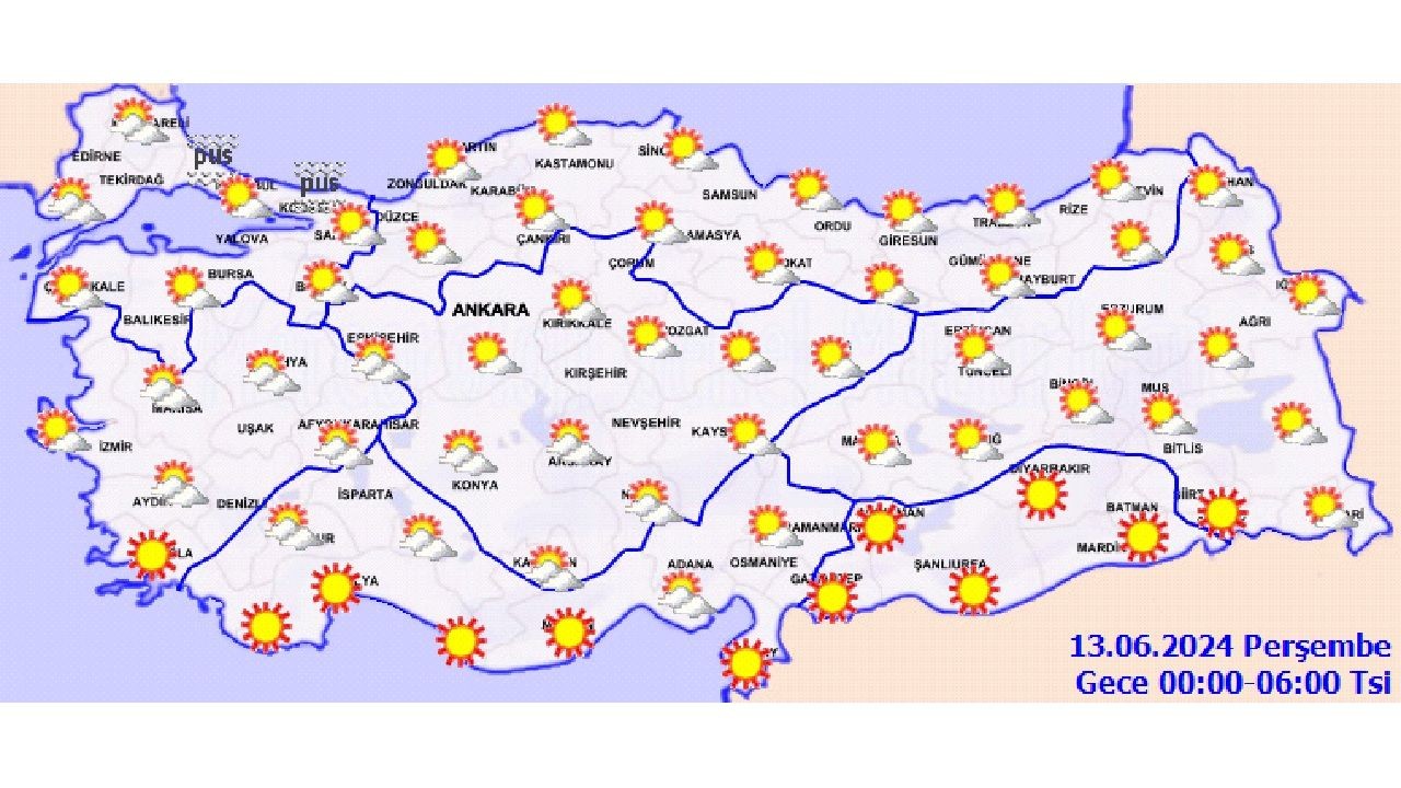 13 Haziran 2024 Perşembe Türkiye geneli hava durumu! İşte il il hava durumu... - Sayfa 2