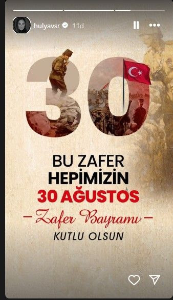 Ünlü isimlerden 30 Ağustos Zafer Bayramı paylaşımları - Sayfa 10