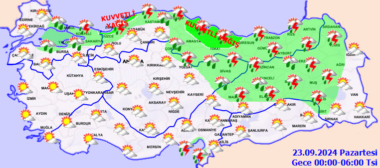 Meteoroloji'den saatli uyarı! Birçok il için sağanak yağış alarmı... - Sayfa 8