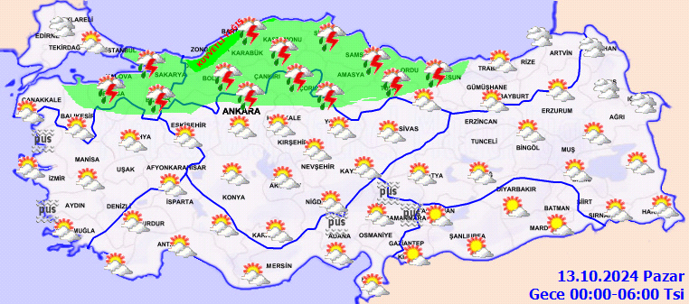 Meteoroloji'den saatli uyarı: İstanbul dahil çok sayıda ilde sağanak! İşte 12 Ekim Cumartesi il il hava durumu raporu... - Sayfa 6