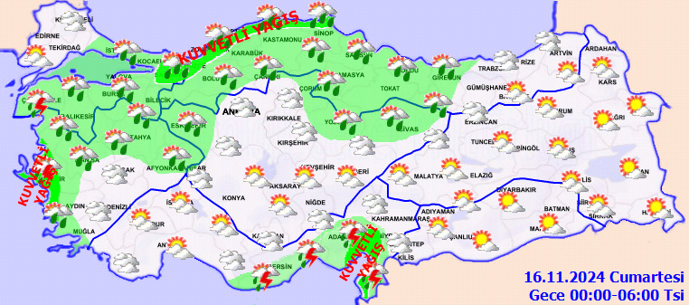 Meteoroloji'den 5 bölgeye sağanak uyarısı! 4 kentte şiddetli olacak... İşte 15 Kasım Cuma hava durumu... - Sayfa 7