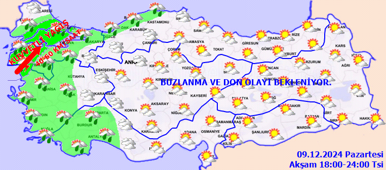 İstanbul dahil 10 il için sağanak uyarısı! Meteoroloji saat verip duyurdu... İşte 9 Aralık Pazartesi hava durumu tahminleri... - Sayfa 6