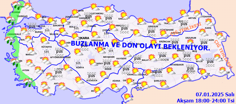 Sağanak yağış ile birlikte buzlanma ve don uyarısı! Meteoroloji İstanbul, Ankara, İzmir, Antalya, Edirne ve Çanakkale'yi uyardı... - Sayfa 6