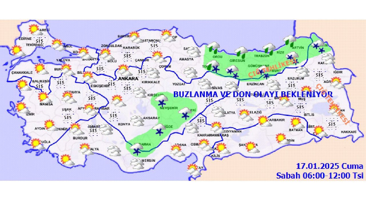 17 Ocak 2025 Cuma Türkiye geneli hava durumu! İşte Ankara, İstanbul, İzmir ve Bursa'da beklenen sıcaklıklar... - Sayfa 3