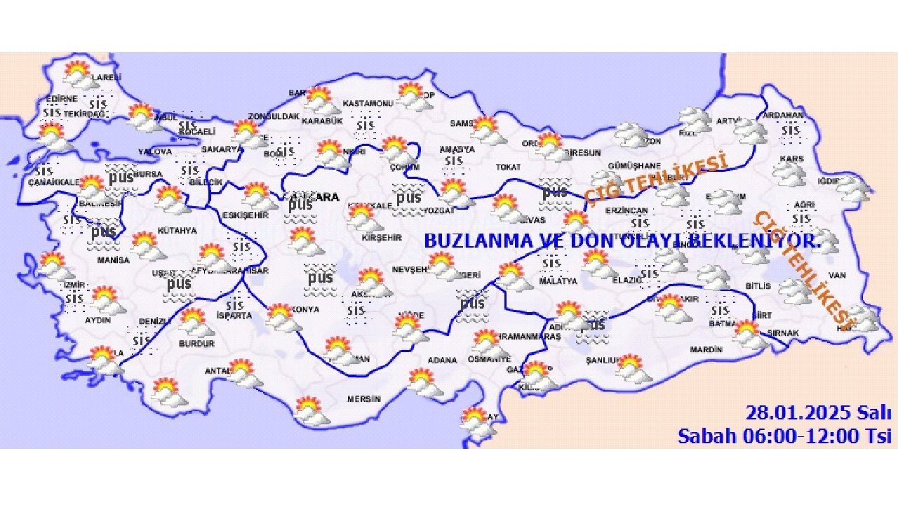 28 Ocak 2025 Salı hava durumu! İşte yurt genelinde beklenen sıcaklıklar... - Sayfa 3