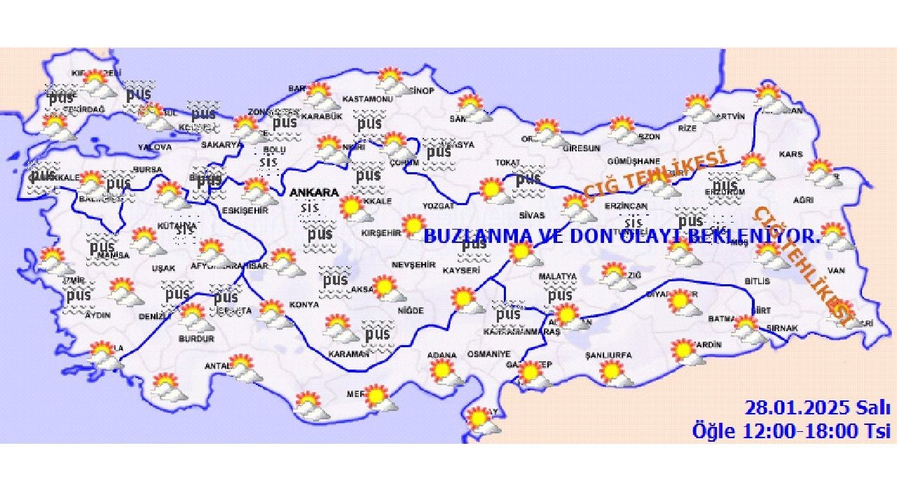 28 Ocak 2025 Salı hava durumu! İşte yurt genelinde beklenen sıcaklıklar... - Sayfa 4