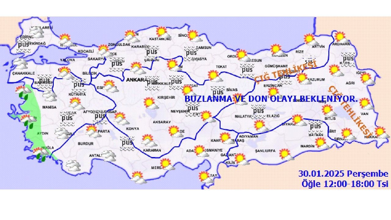 30 Ocak 2025 Perşembe yurt geneli hava durumu! İşte il il hava sıcaklıklar... - Sayfa 2