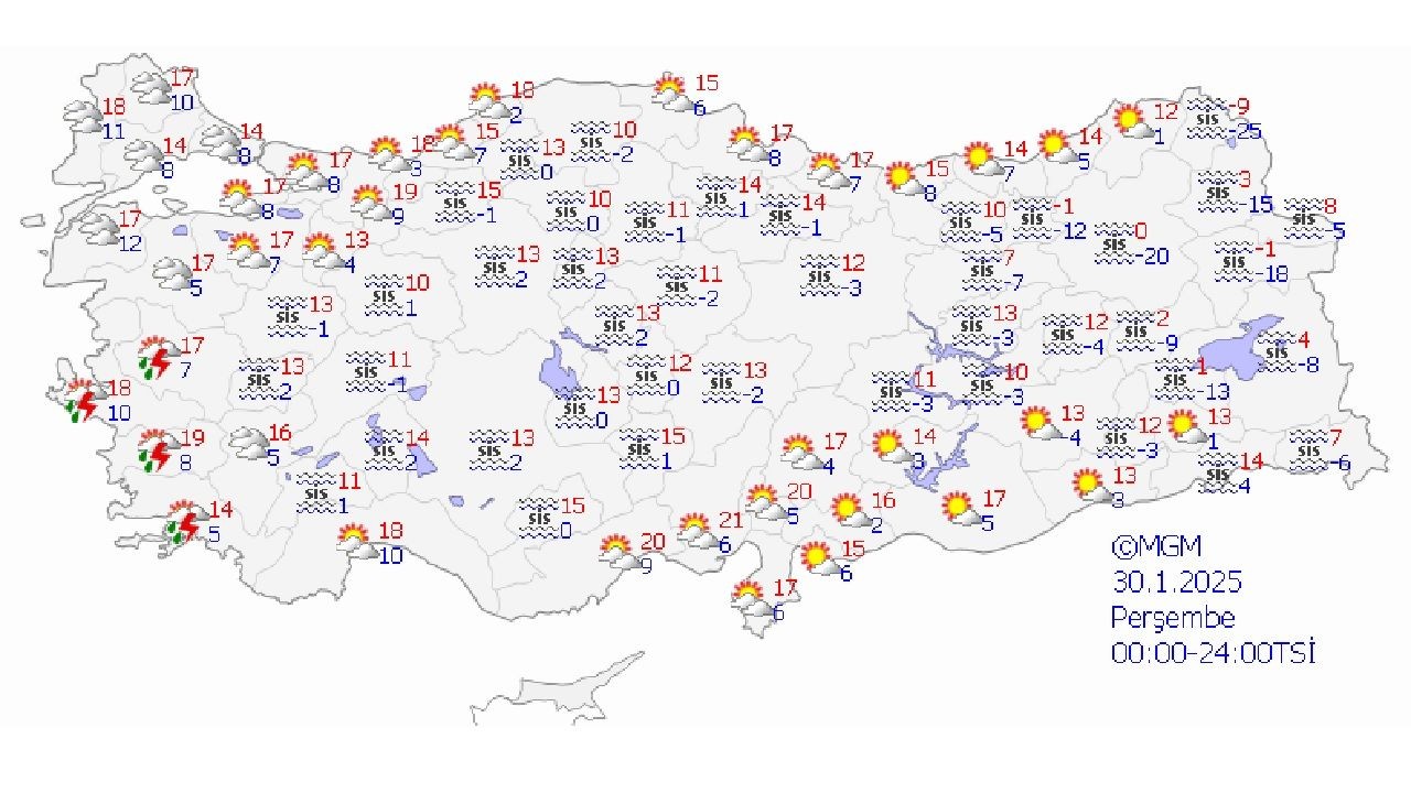30 Ocak 2025 Perşembe yurt geneli hava durumu! İşte il il hava sıcaklıklar... - Sayfa 3