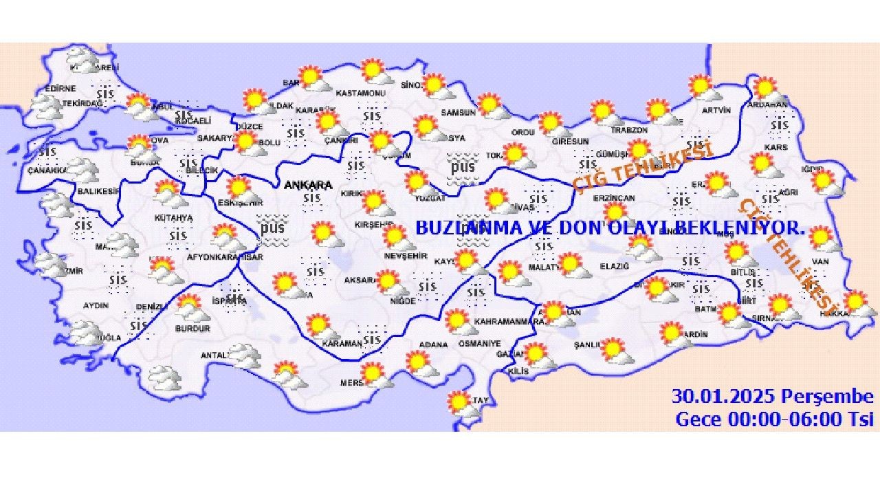 30 Ocak 2025 Perşembe yurt geneli hava durumu! İşte il il hava sıcaklıklar... - Sayfa 4