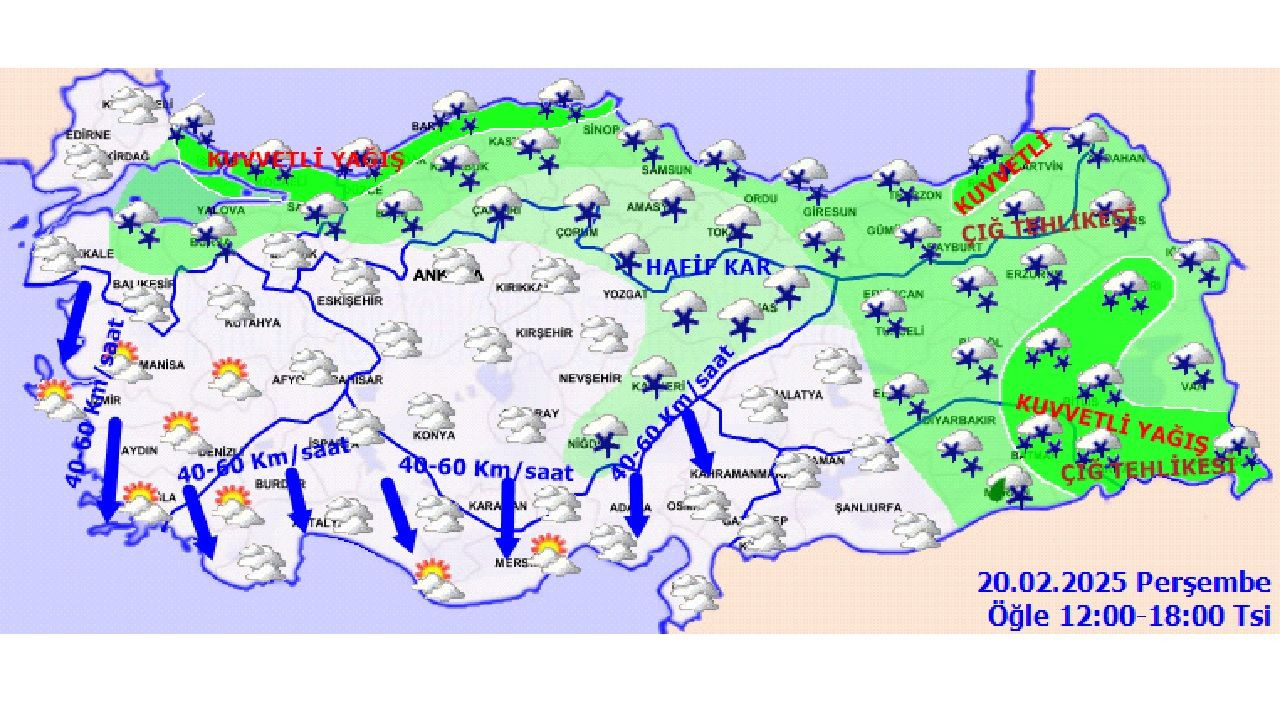 20 Şubat 2025 Perşembe yurt genelinde kar yağışına dikkat! İstanbul başta olmak üzere pek çok kente uyarı... - Sayfa 4