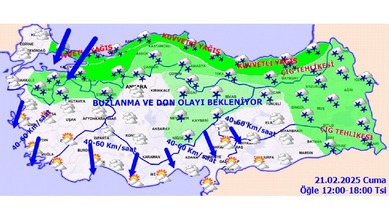 21 Şubat 2025 yurt geneli hava durumu tahminleri geldi! İstanbul başta olmak üzere yurdun kuzeyinde yağışa dikkat! - Sayfa 4