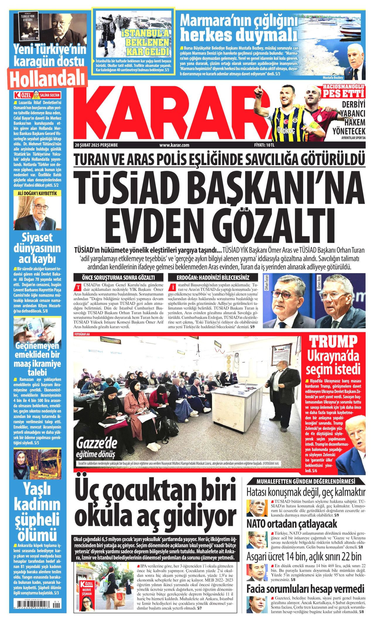 "Türkiye, TÜSİAD'ın tapulu malı değil! Yeni Türkiye'de haddini bileceksin" İşte günün gazete manşetleri... - Sayfa 9