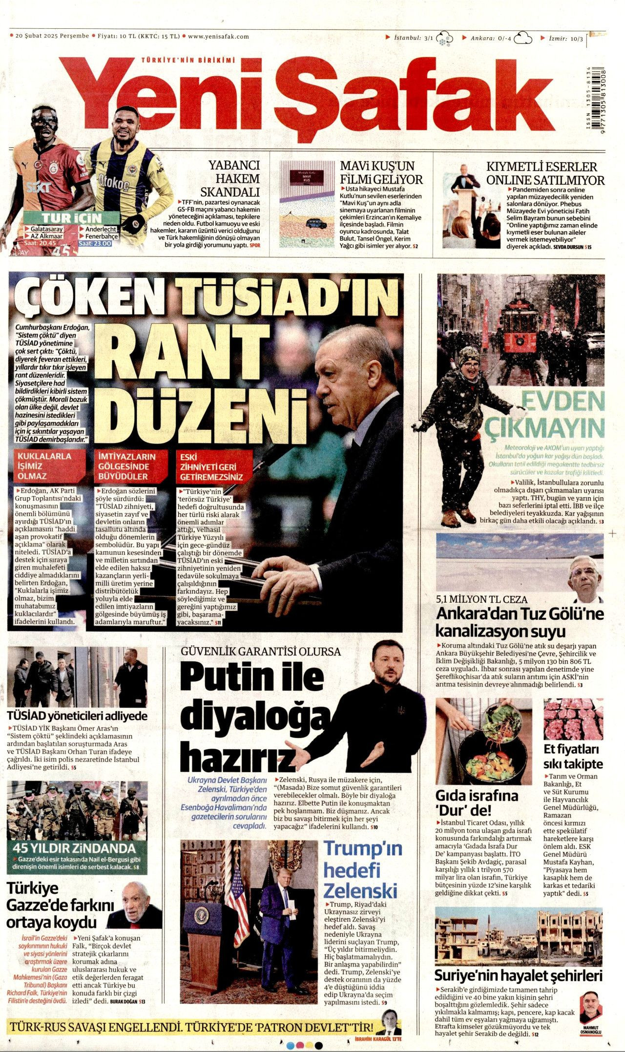 "Türkiye, TÜSİAD'ın tapulu malı değil! Yeni Türkiye'de haddini bileceksin" İşte günün gazete manşetleri... - Sayfa 4