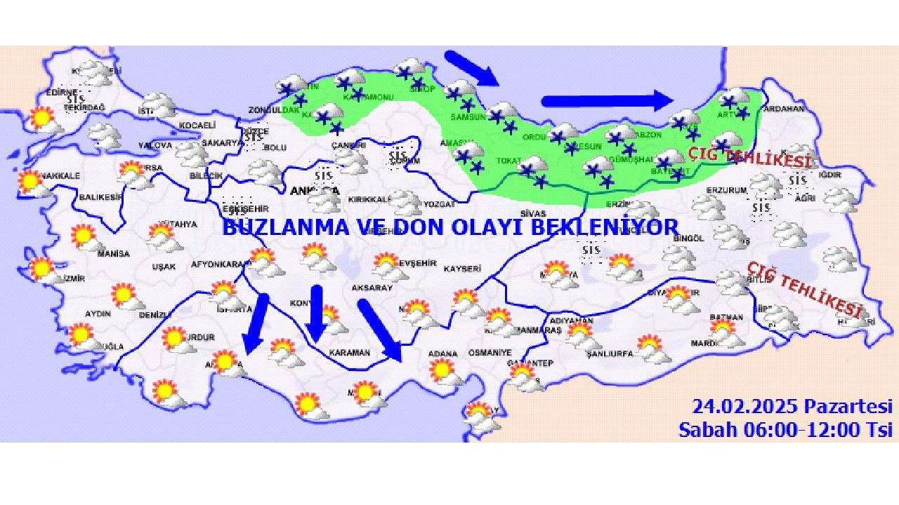 24 Şubat 2025 Türkiye geneli hava durumu raporu geldi! Kar ve yağış devam ediyor mu? - Sayfa 3