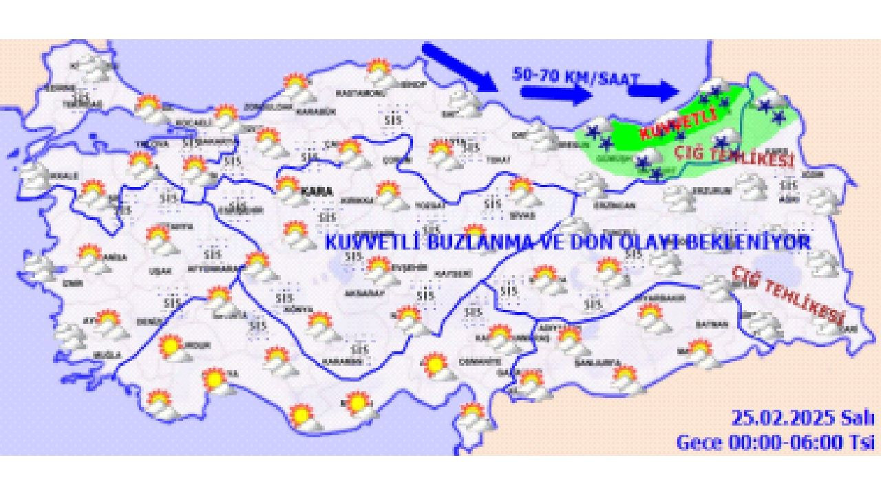 25 Şubat 2025 Salı Yurt geneli hava durumu! İstanbul, Ankara ve İzmir başta olmak üzere beklenen sıcaklık değerleri... - Sayfa 2