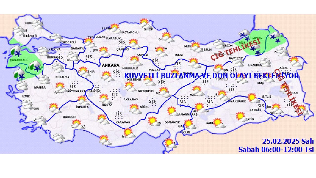 25 Şubat 2025 Salı Yurt geneli hava durumu! İstanbul, Ankara ve İzmir başta olmak üzere beklenen sıcaklık değerleri... - Sayfa 3