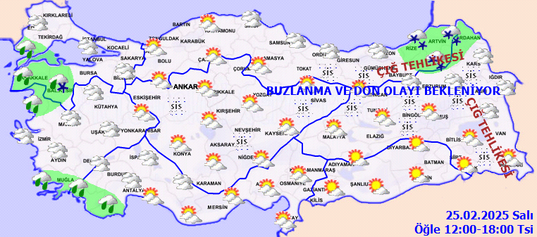 Kar gitti, kuvvetli sağanak yağış geliyor! Meteoroloji harita yayınlayıp uyardı! İşte 25 Şubat Salı İstanbul, Ankara, İzmir, Antalya hava durumu tahminleri... - Sayfa 5